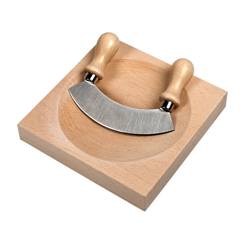 Bol à persillade blanc avec mini hachoir - J'achète français