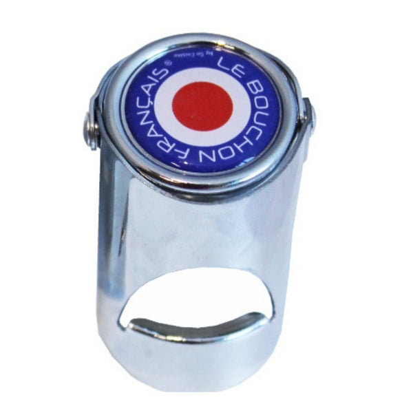Bouchon bouteille de champagne rond bleu - J'achète français
