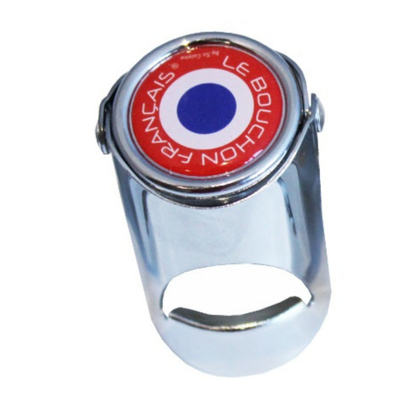 Bouchon bouteille de champagne rond rouge - J'achète français