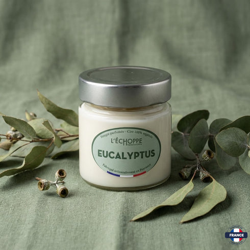 Bougie parfumée Eucalyptus - Cire 100% végétale