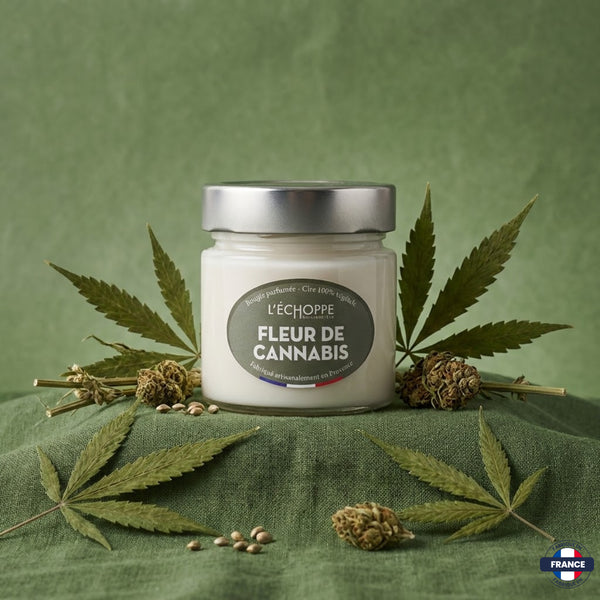 Bougie parfumée Eucalyptus - Cire 100% végétale - J'achète français - L'échoppe Buissonnière