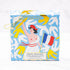 Boîte Liberté chocolatée illustrée par Anne-Isabelle Lucas : Marianne et le drapeau tricolore au milieu des colombes
