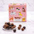 Boîte de chocolats Câlins gourmands de Maison Vertigo et une coupelle de billes au chocolat