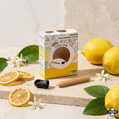 Crayon d'Assaisonnement Citron Confit (avec Taille-Crayon) - J'achète français - Ocni