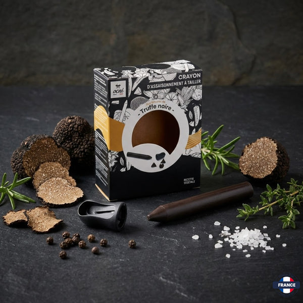Crayon d'Assaisonnement Truffe Noire (avec Taille-Crayon) - J'achète français - Ocni