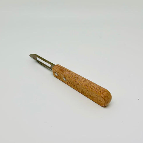 Eplucheur à légumes manche bois blanc - J'achète français