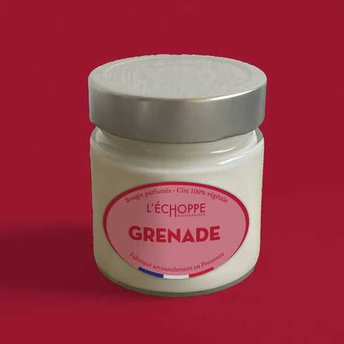 Bougie parfumée - Cire 100% végétale - J'achète français - L'échoppe Buissonnière