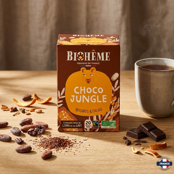 Infusion Choco Jungle Bio – Biohème (20 sachets) - J'achète français - Biohême