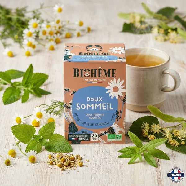 Infusion Doux Sommeil Bio – Biohème (20 sachets) - J'achète français - Biohême