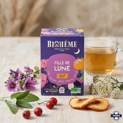 Infusion Fille de Lune Bio · Biohème (20 sachets) - J'achète français - Biohême