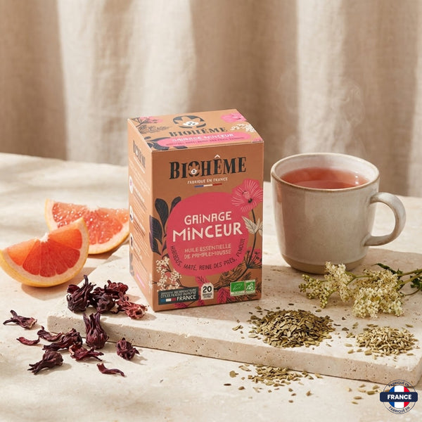 Infusion Gainage Minceur Bio – Biohème (20 sachets) - J'achète français - Biohême