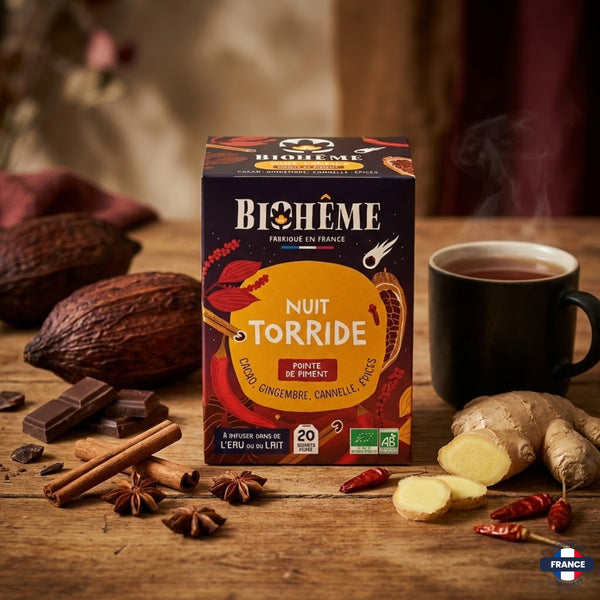 Infusion Nuit Torride Bio – Biohème (20 sachets) - J'achète français - Biohême