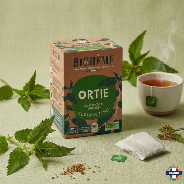 Infusion Ortie Bio – Biohème (20 sachets) - J'achète français - Biohême