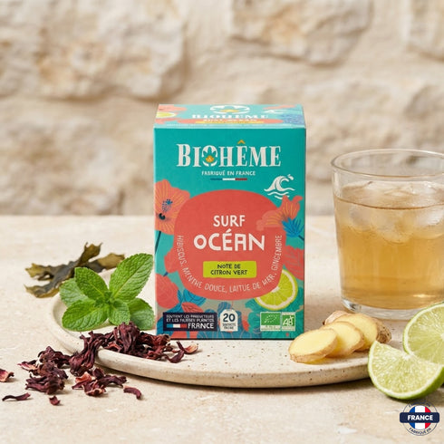 Infusion Surf Océan Bio – Biohème (20 sachets) – Meilleur Produit Bio 2023 - J'achète français - Biohême