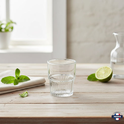 Lot de 6 Verres Empilables 20cl – Duralex (Gain de Place) - J'achète français - Duralex