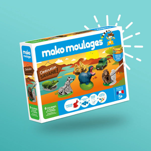 Mako Moulages - "Savane" Coffret 6 moules - J'achète français