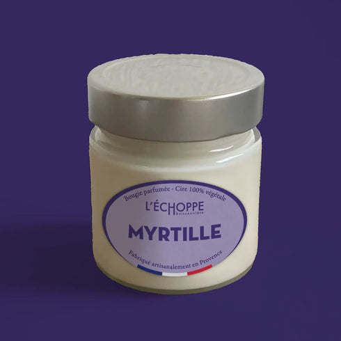 Bougie parfumée - Cire 100% végétale - J'achète français - L'échoppe Buissonnière