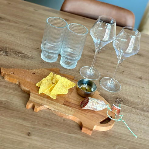 Planche en hêtre forme sanglier - J'achète français