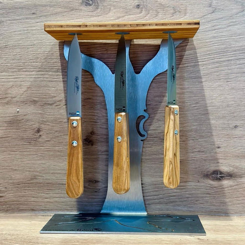 Présentoir arbre avec 3 couteaux office - J'achète français