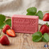 Savon de Marseille Artisanal Fraise – Huile d’Olive BIO – 125g - J'achète français - DAMPA1975