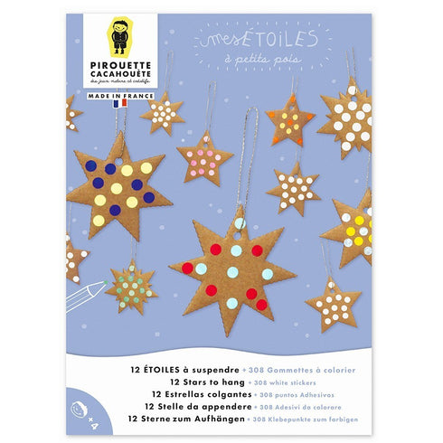 Pochette de l'atelier Étoiles à petits pois Pirouette Cacahouète