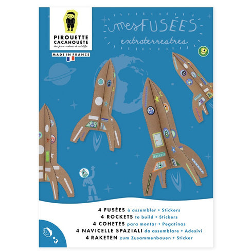 Pochette de l'atelier Fusées extraterrestres Pirouette Cacahouète