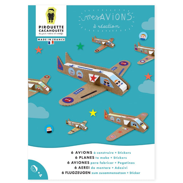 Pochette de l'atelier Avions à réaction Pirouette Cacahouète