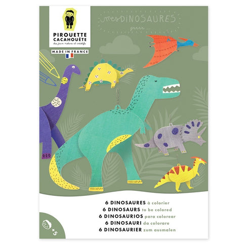 Pochette de l'atelier Dinosaures Pirouette Cacahouète