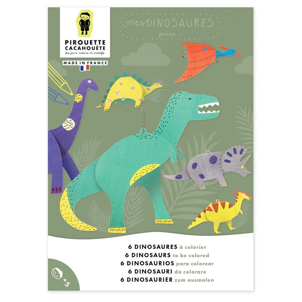 Pochette de l'atelier Dinosaures Pirouette Cacahouète