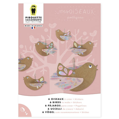 Pochette de l'atelier Oiseaux poétiques Pirouette Cacahouète