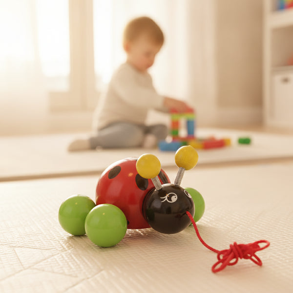 Baby Ladybug la coccinelle en situation