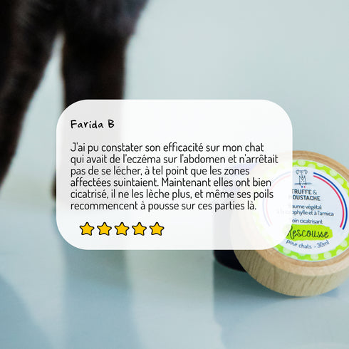 Baume de Soin Cicatrisant Chat – Rescousse – Truffe & Moustache - J'achète français - Truffe & Moustache