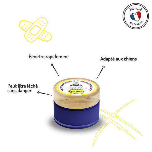 Baume de Soin Cicatrisant Chien – Rescousse – Truffe & Moustache - J'achète français - Truffe & Moustache