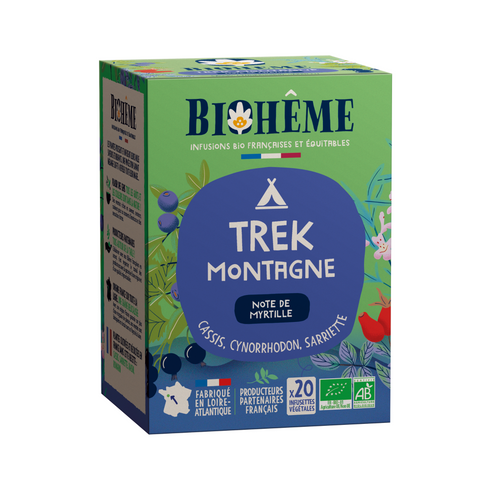 Infusion Trek montagne Bio – Biohème (20 sachets) - J'achète français - Biohême