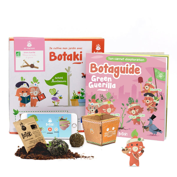 Coffret Botaki pour fabriquer des bombes de graines mellifères