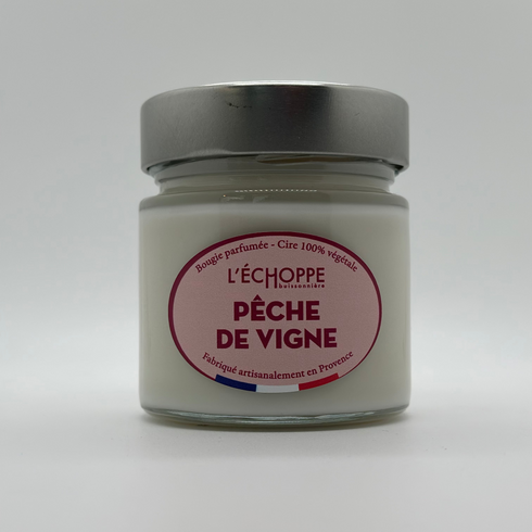 Bougie parfumée - Cire 100% végétale - J'achète français - L'échoppe Buissonnière
