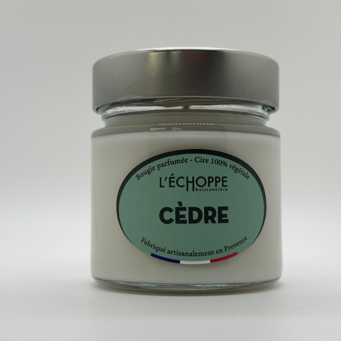 Bougie parfumée - Cire 100% végétale - J'achète français - L'échoppe Buissonnière