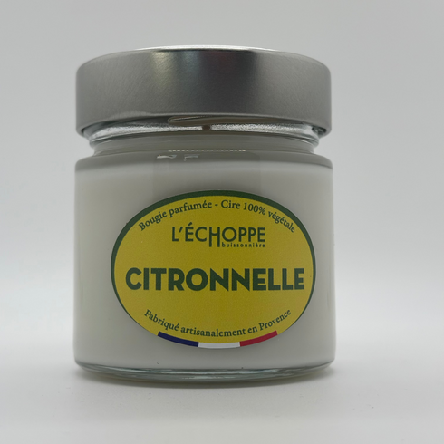Bougie parfumée - Cire 100% végétale - J'achète français - L'échoppe Buissonnière