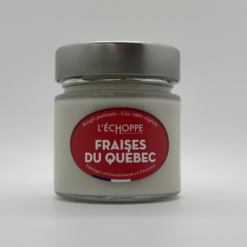 Bougie parfumée - Cire 100% végétale - J'achète français - L'échoppe Buissonnière