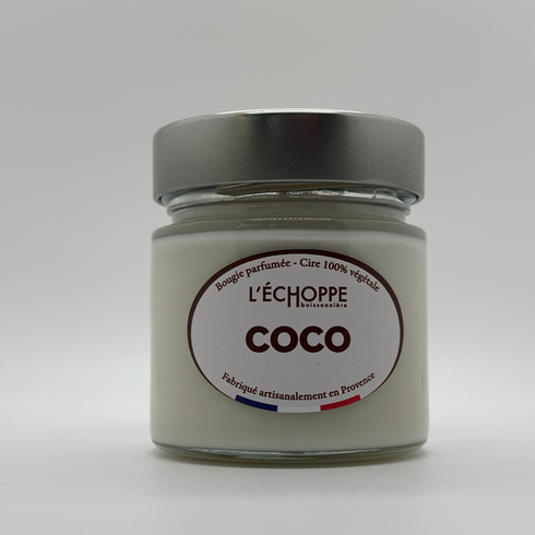 Bougie parfumée - Cire 100% végétale - J'achète français - L'échoppe Buissonnière