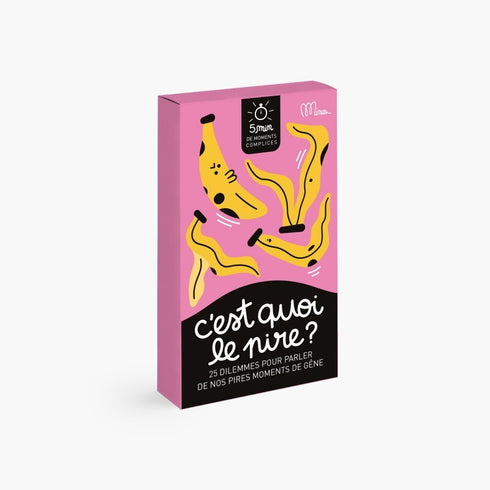 Jeu C'est quoi le pire ? de Minus, collection 5 minutes de moments complices