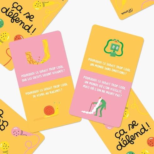 Cartes du jeu Ça se défend ! de Minus