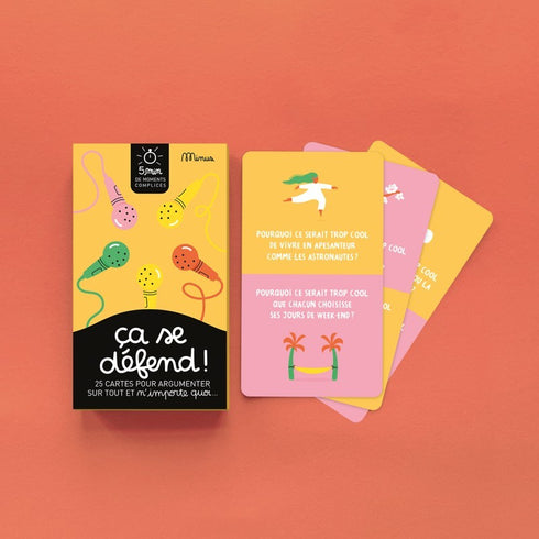 Exemples de cartes du jeu Ça se défend !