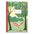 Cahier de lecture Pascale Éditions, couverture hamac sous les pommiers
