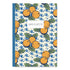 Cahier de recettes Pascale Éditions, couverture oranges sur fond bleu