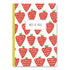 Carnet de mots de passe Pascale Éditions, couverture fraises