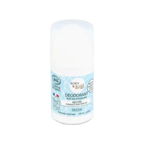Déodorant bio Neutre sans parfum Born to Bio, bille de 50 ml