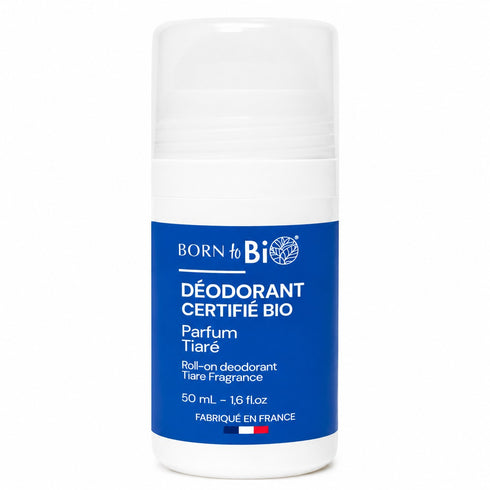 Déodorant bio Tiaré Born to Bio, bille de 50 ml