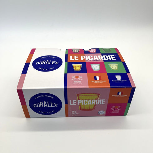 Lot de 6 Verres Picardie 25cl – Panaché 6 Couleurs – Duralex