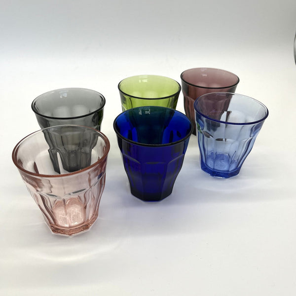 Lot de 6 Verres Picardie 25cl – Panaché 6 Couleurs – Duralex